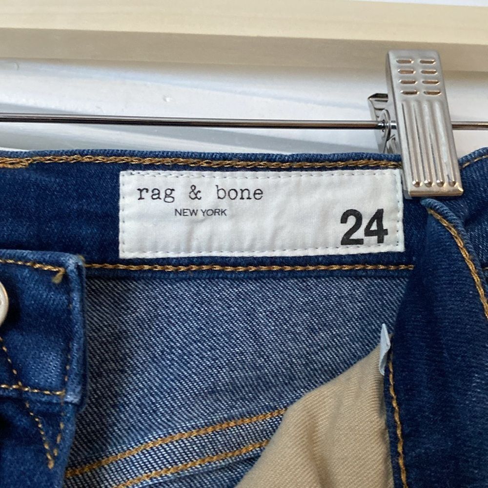 Rag and Bone High Rise Ankle Skinny Size 24 - Picture 3 of 7